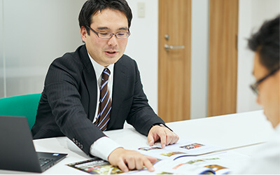 画像:受注活動