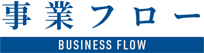 事業フロー BUSINESS FLOW