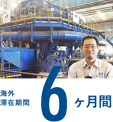 海外滞在期間　6ヶ月間